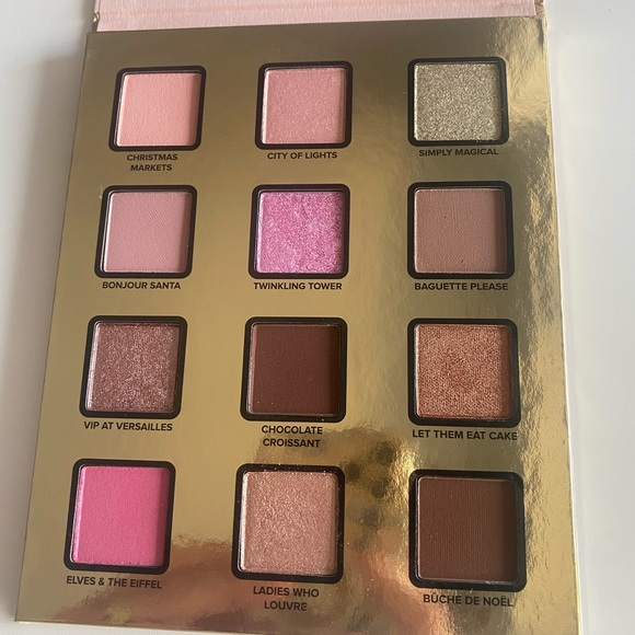 NWOT Too Faced Limited Edition Christmas in Paris Eyeshadow Palette - Picture 5 of 8